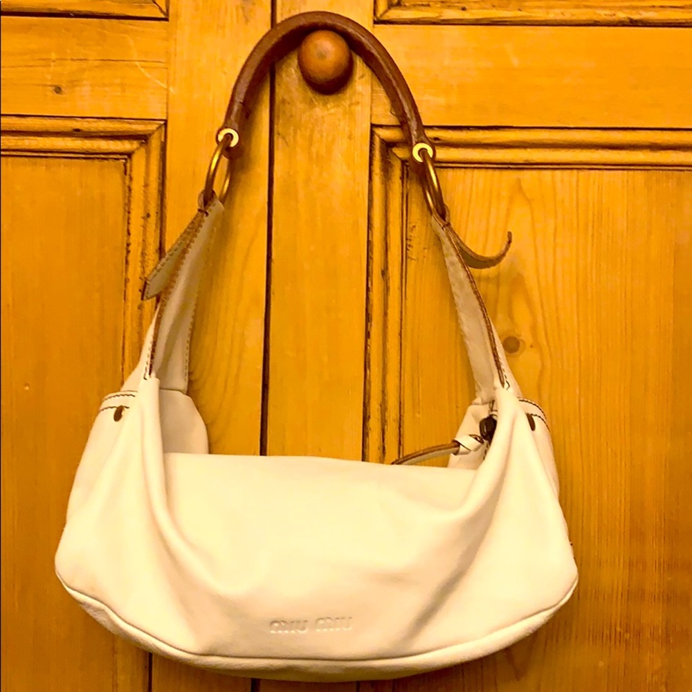 MIU MIU White Handbag Too Cute